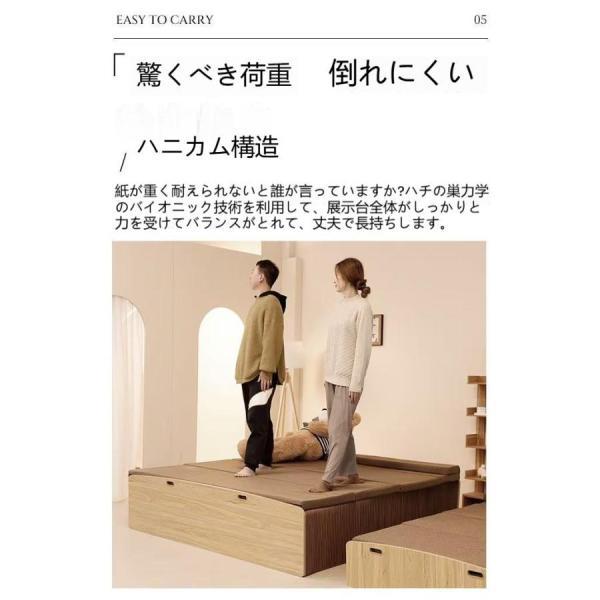 アコーディオンベッド ペーパーベッド シングル 組み立て 簡単 マットレス付き 伸縮式 隙間収納 シンプル 撥水加工 紙製ベッド 省スペース 来客用 1人暮らし 折_15