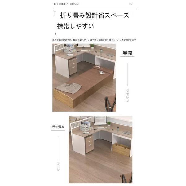 アコーディオンベッド ペーパーベッド シングル 組み立て 簡単 マットレス付き 伸縮式 隙間収納 シンプル 撥水加工 紙製ベッド 省スペース 来客用 1人暮らし 折_7