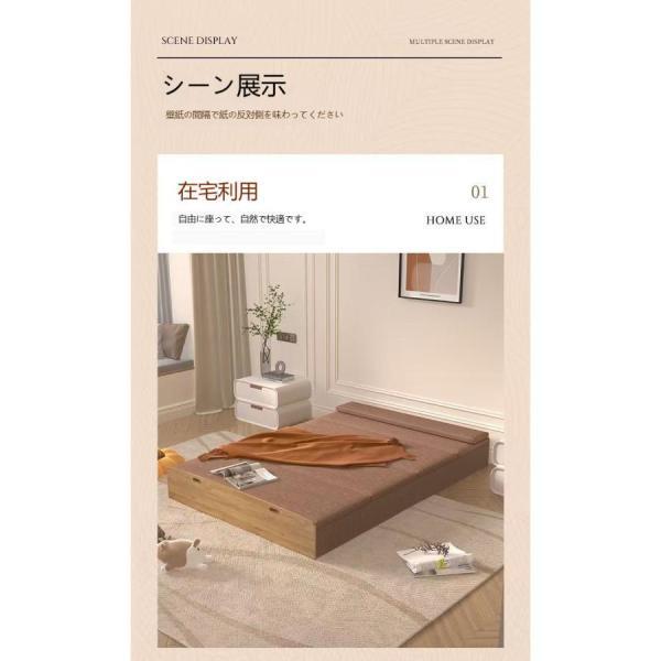 アコーディオンベッド ペーパーベッド シングル 組み立て 簡単 マットレス付き 伸縮式 隙間収納 シンプル 撥水加工 紙製ベッド 省スペース 来客用 1人暮らし 折_9