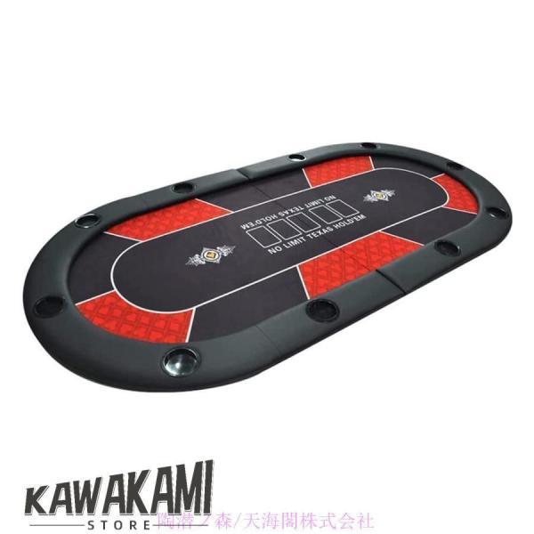 ポーカー速見表 ポーカーつや消し テキサスホールデムレイアウト テキサス州ポーカー速見表 折り畳み式のポーカー速見表 専用入れもの付き添い人 200x100糎 (赤)