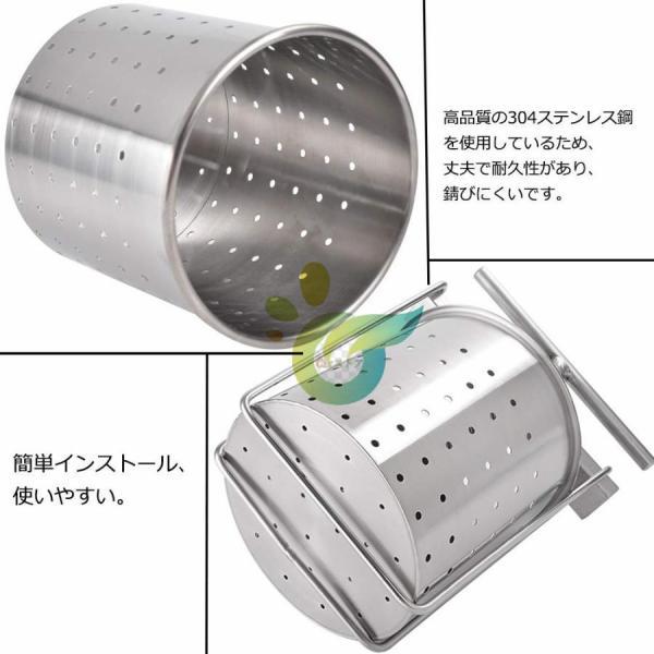脱水機 手動 果汁しぼり器 野菜 絞り器 ハンドミキサー ろ過器 304ステンレス鋼机 家庭用 業務用_5