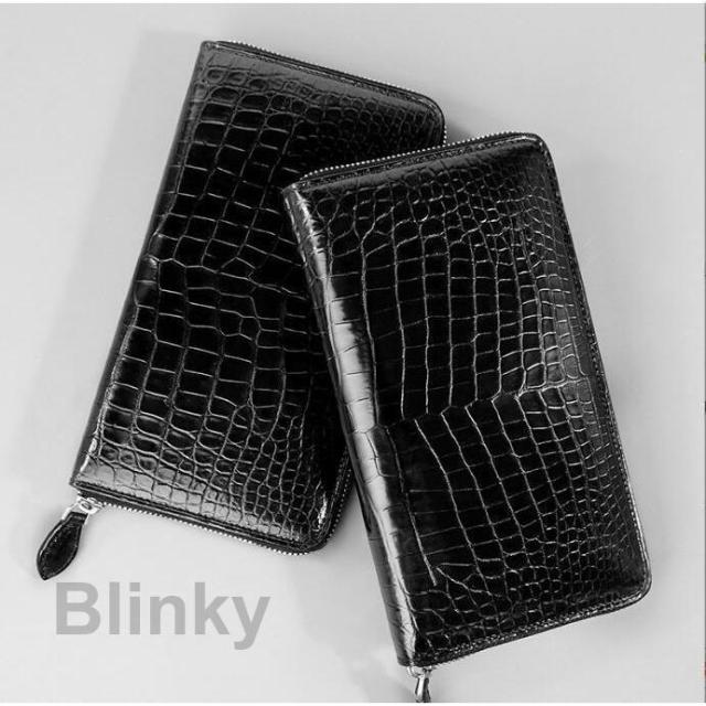 本革 ワニ革 長財布 財布 束入 メンズ財布 レディース財布 クロコダイル革 鰐革 無双仕様 小銭入れ カード_4