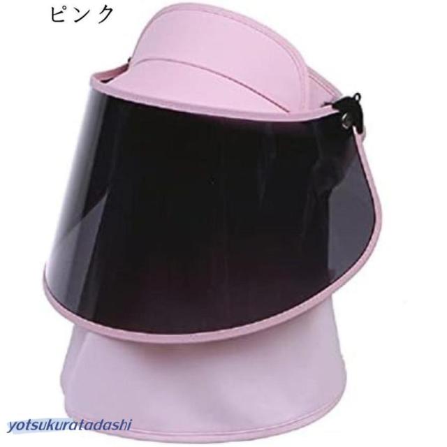 サンバイザー レディース 自転車用 UVカット レインハット 帽子 日焼け対策 紫外線対策 UPF50+ レインバイザー 男女兼用 防雨風_5