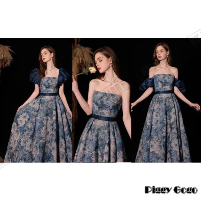 ロングドレス 演奏会用 パーティードレス 結婚式 １着３用ドレス ステージドレス 大人 ピアノ 発表会 コーラス 合唱衣装 マキシ丈 20代30代40代 成人式_10