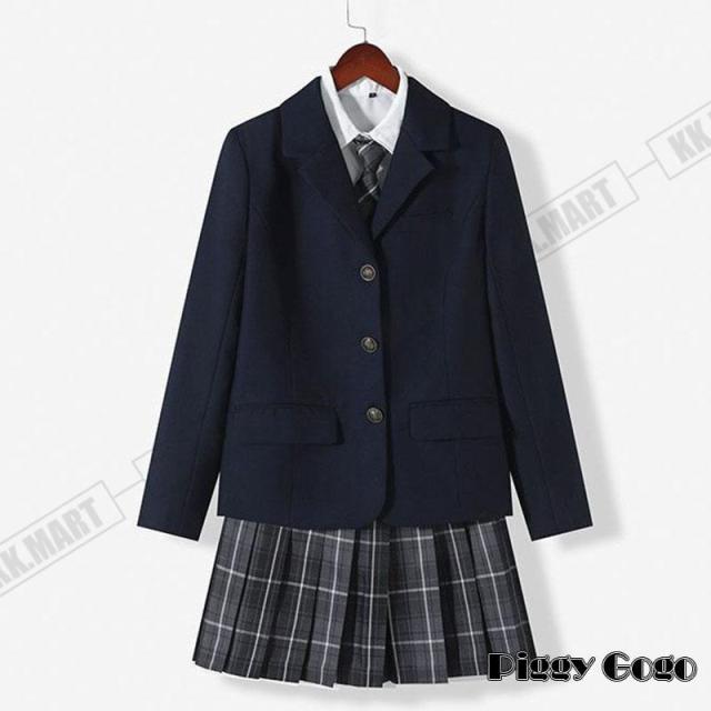 スーツ制服 高校生 女の子 女子 入学式 卒業式 4点セット ジャケット スカート シャツ ネクタイレギュラーブレザー 衣装 プリーツ スカート 女装 服 ドレス_5