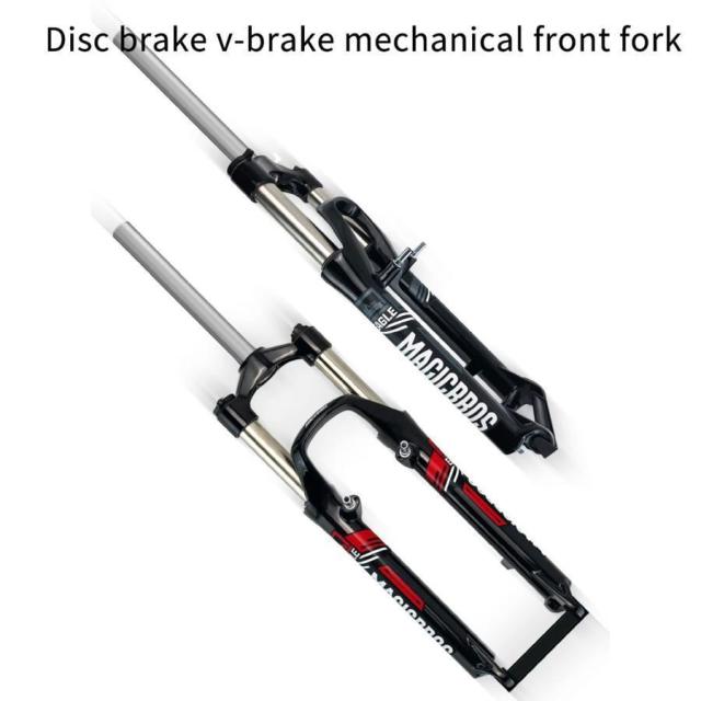 26 インチ MTB フロントサスペンション フォーク 1-1/8 アルミニウム合金 マウンテン バイク フロント フォーク トラベル 100mm ツーリング 自転車 フォーク 手