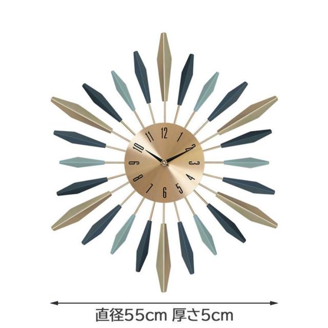 壁掛け時計 掛け時計 おしゃれ オシャレ北欧 シンプル 大きい 静音 時計 見やすい シンプル インテリア 新居 部屋装飾 インテリア 新築祝い_5