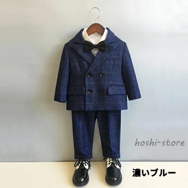 フォーマルスーツ 男の子 5点セット フォーマル 男の子 80 90 150 ベビーフォーマル 男の子 キッズフォーマル 入学式 結婚式 入園式 卒業式 ハンサム お宮参り_1