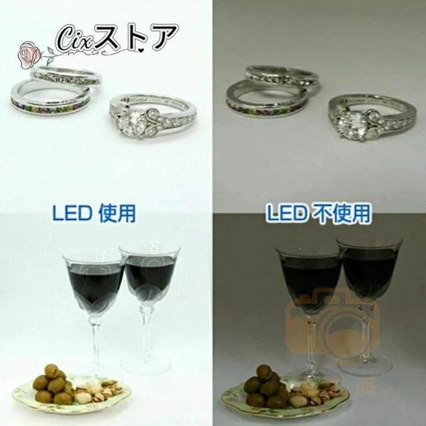 撮影ボックス 撮影ブース 撮影キット LEDライト付 40/60/80cm 折りたたみ可能 調光可能 撮影スタジオ 撮影ライト 簡易スタジオ 撮影用照明 商品撮影 背景 卓上_4