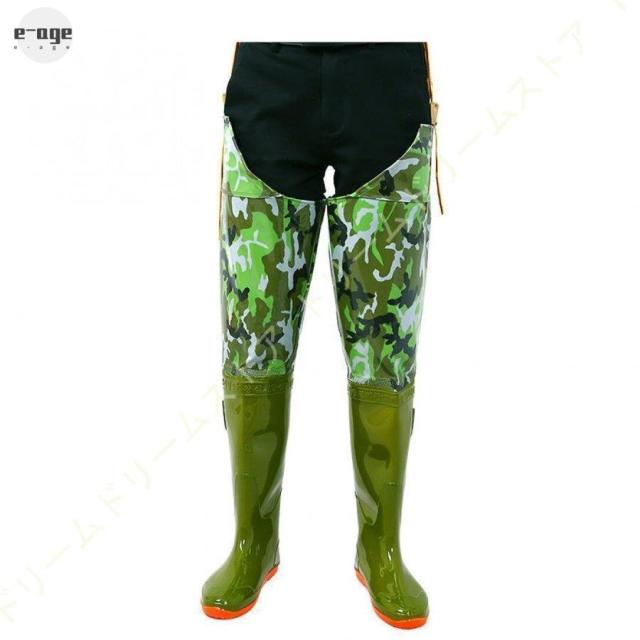 レインブーツ 雨靴 長靴 メンズ レインシューズ 防水 防滑 釣り 田植え 作業靴 ヒップウェーダー 股下 強力防水 折りたたみ 軽量 フィッシング 洗車シューズ