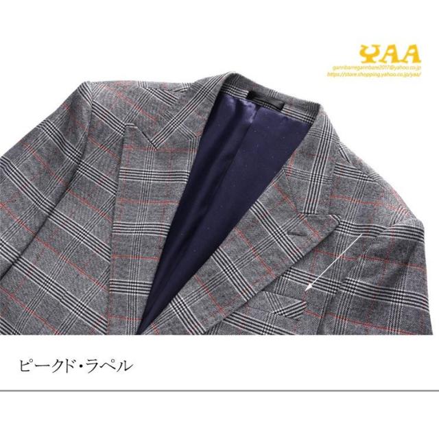 3ピーススーツ 入学式 スリーピース スリーピー 1つボタン チェック柄