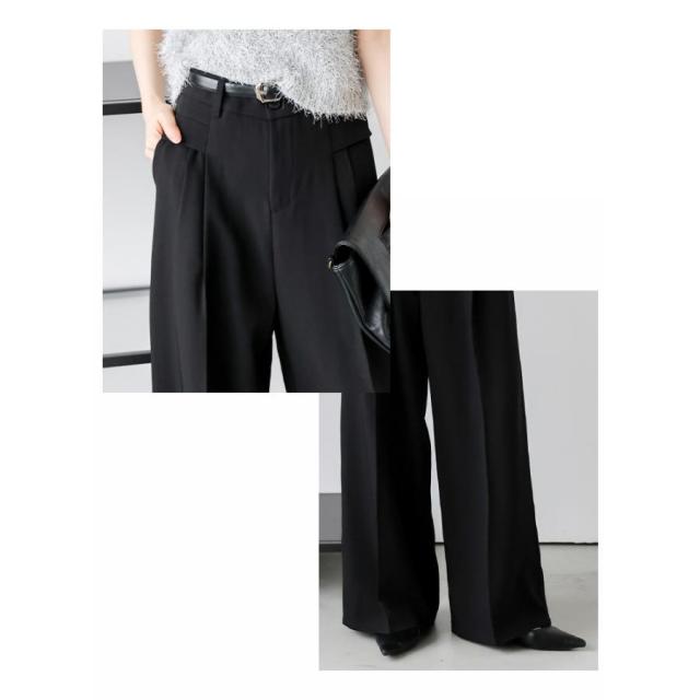 Lajour made in Japan 日本製 パンツ スラックス ワイドパンツ