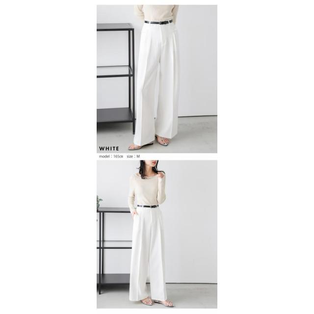 Lajour made in Japan 日本製 パンツ スラックス ワイドパンツ