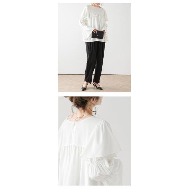 Lajour made in Japan 日本製 ブラウス 前後2way