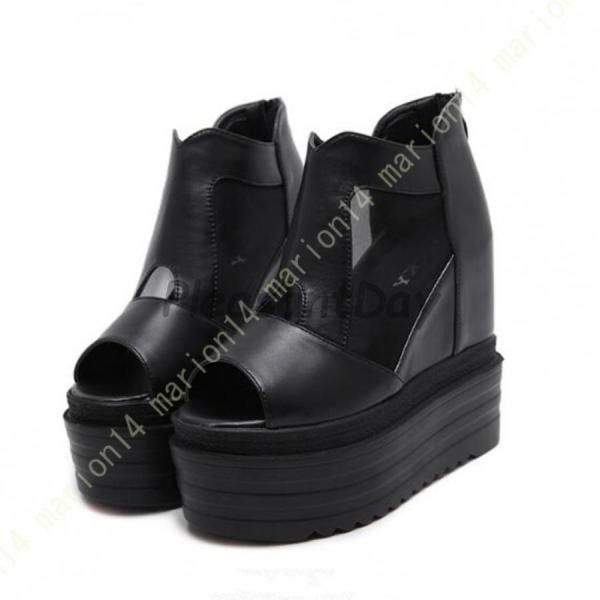 サンダル ウェッジヒール ハイヒール ストラップサンダル レディース