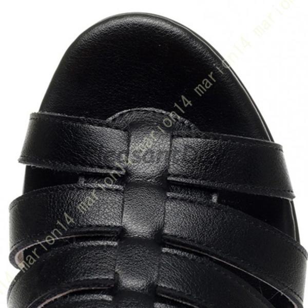 サマーブーツ レディース ストラップブーツサンダル ハイヒール