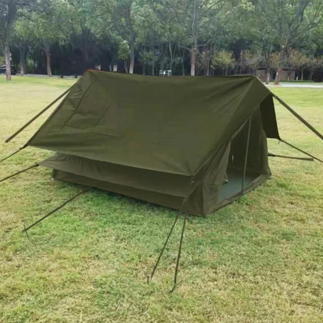 ロッジ テント ファミリー アウトドア キャンプ 3人用 4人用 シンプル