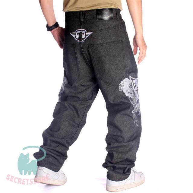 バギー ヒップホップ ジーンズ メンズ ワイドレッグ スケーター デニム パンツ カジュアル ルーズフィット ロングパンツ メンズ バギー ヒップホップ ジーンズ ワイドレッグ スケーター デニム パンツ カジュアル ルーズフィット ロングパンツ ストリー