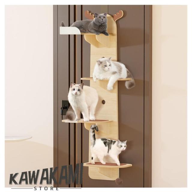 キャットクライマー ドアハンギングキャットタワー マルチレベルキャットコンド、キャットクライマーツリータワー、クラウドシェルフボード、インドアホーム用