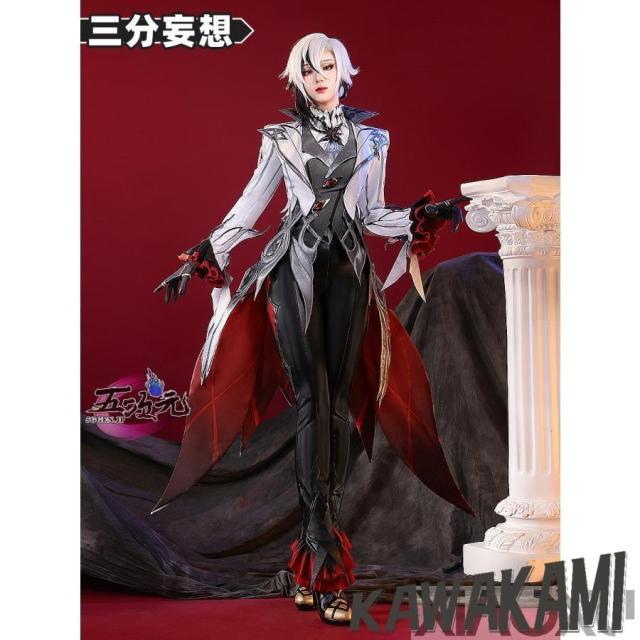 三分妄想 原神 コスプレ アルレッキーノ 召使 ファデュイ 執行官 三分妄想 原神 コスプレ アルレッキーノ 召使 ファデュイ 執行官