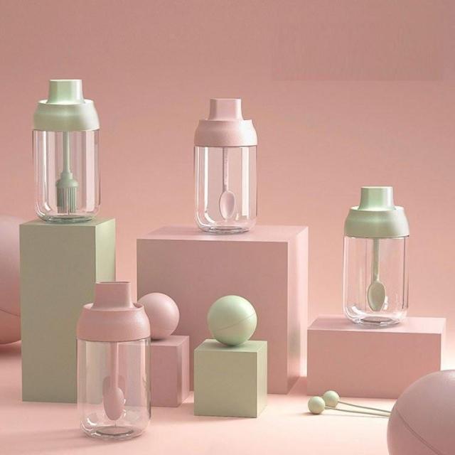 調味料入れ 3点セット 調味料容器 ストッカー 収納ケース キッチン収納 調味料ラック 保存容器 スパイスボトル　塩 胡椒 香辛料 砂糖 醤油