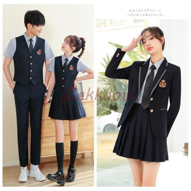 卒業式 スーツ 韓国 制服 レディース メンズ 長袖 ブレザー フォーマル