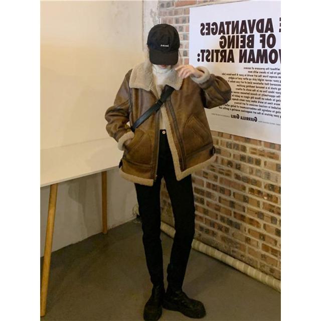 ライダースジャケットレディース 裏ボア ライダース ボリューム