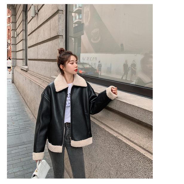 ライダースジャケット レディース ウォーマージャケット ライダース コーデ フェイクレザー フェイクレザー ダブル シングル 毛皮コート 裏ボア 秋冬 新作 ライダースジャケット レディース ウォーマージャケット ライダース