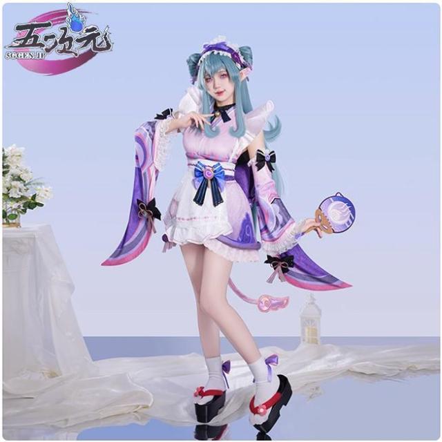 五次元　原神　コスプレ　夢見月瑞希　衣装　※ウィッグ　靴　扇子　追加可 15,146円