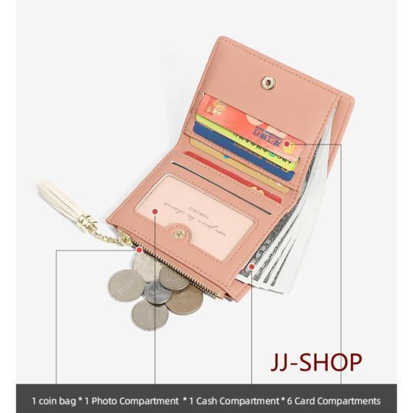 二つ折り財布 レディース ミニ財布 カードケース 軽量 猫柄 ネコ 合成