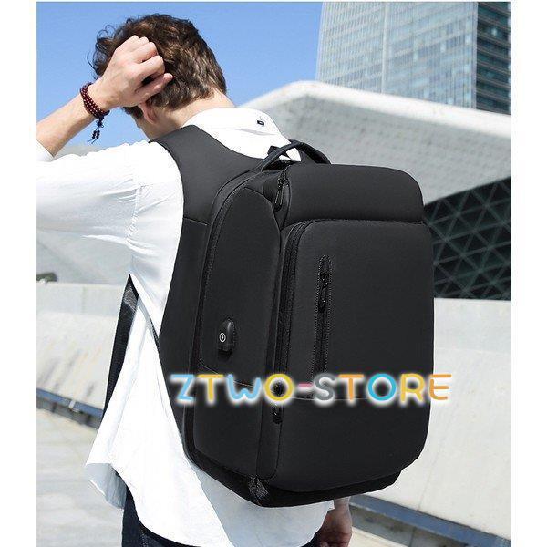 リュック ビジネス メンズリュック パソコンリュック ディパック 防水大容量 15.6PC A4対応 通勤.通学 学生 旅行 登山 USB充電口