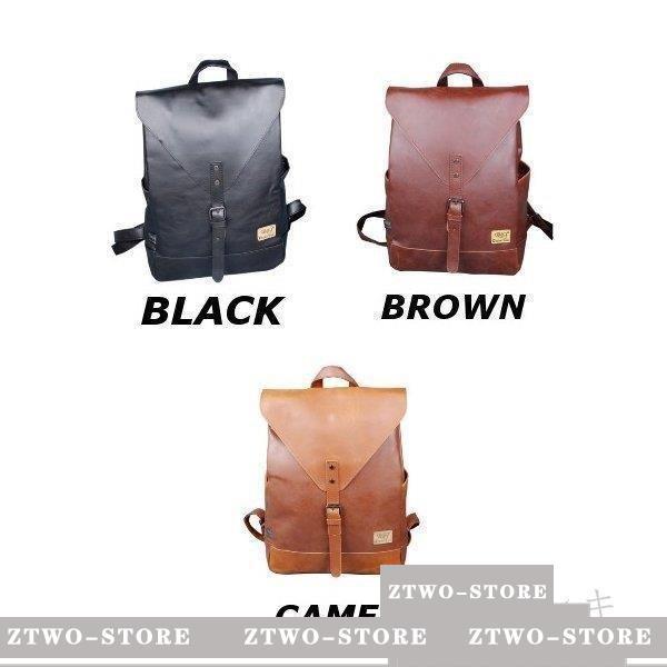 リュックリュックサックズレディースバックパックおしゃれ黒無地PUレザーシンプルトラベル旅行通学バッグ大容量29240代50代