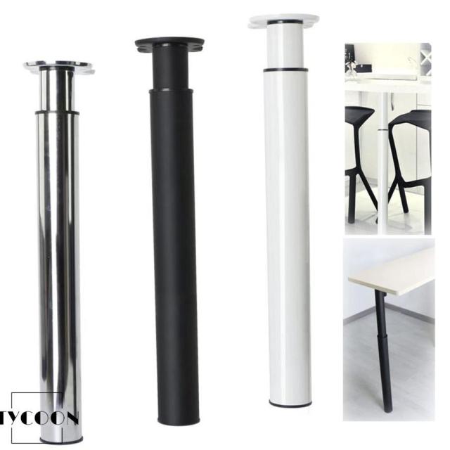 金属鋼の折りたたみ式の足 テーブル脚 重い伸縮脚 小さなテーブル バーテーブル用 o 60mm ホワイト/ブラック/シルバー 調節可能な長さ：71-110cm 狭いスペース