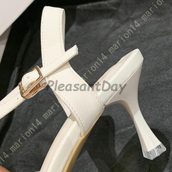 アンクルストラップ サンダル ハイヒール サンダル レディース