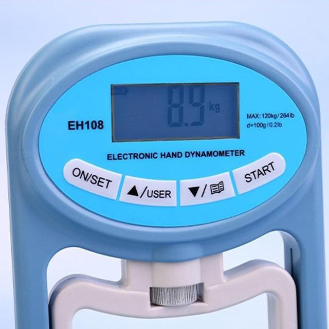 握力計 デジタル 握力測定 日本語説明書付き 記録更新機能付き 19人
