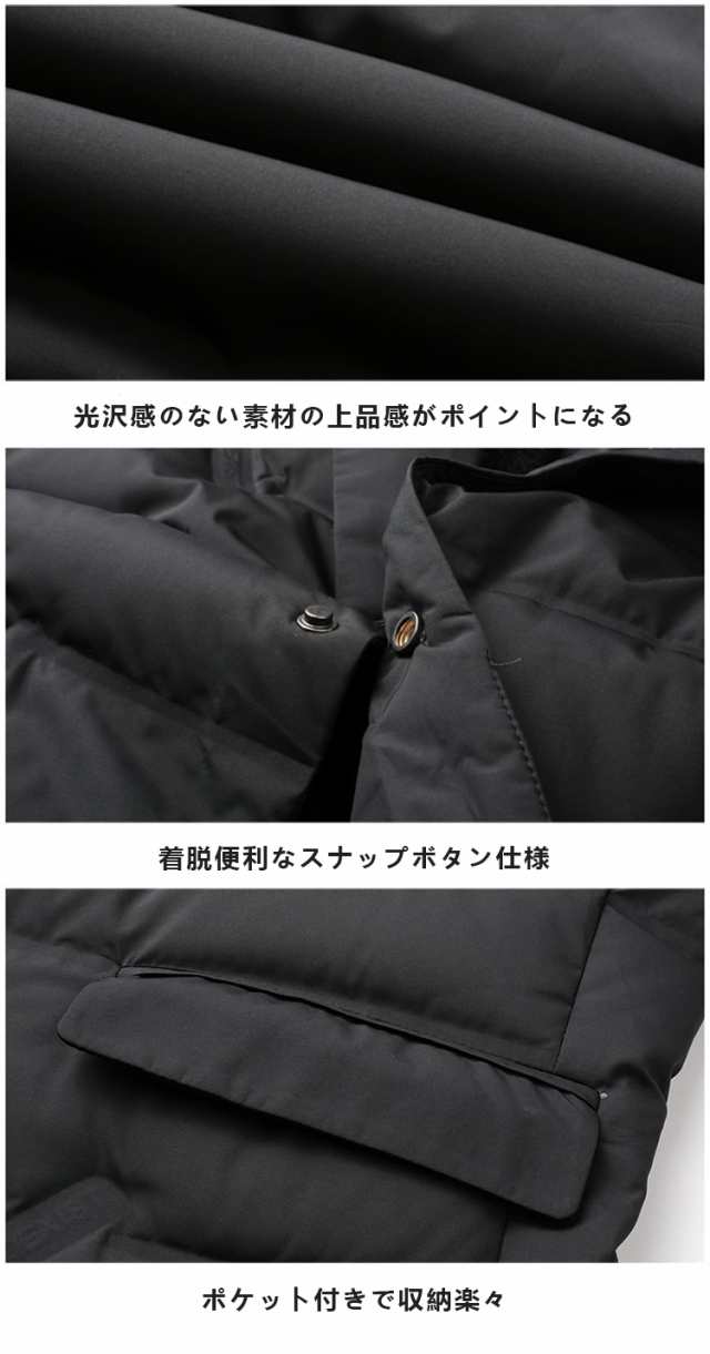ダウンジャケット メンズ オーバーサイズ 中綿ダウン コート 防風 透湿
