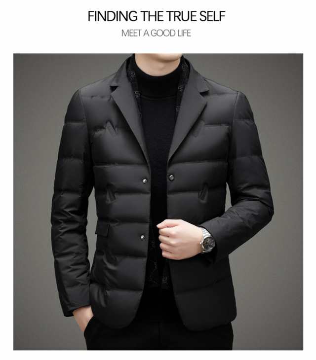 ダウンジャケット メンズ オーバーサイズ 中綿ダウン コート 防風 透湿