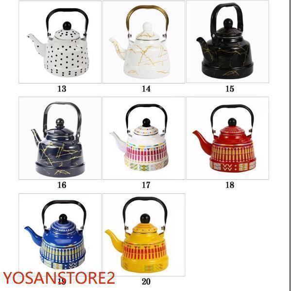 ケトル 2.5L ホーローケトル IH対応 直火対応 ホーローやかん おしゃれ ホーロー製 やかん ほうろう 琺瑯ケトル ホーローヤカン 広口 かわい