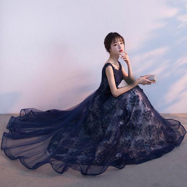 在庫一掃 ロング丈 パーティードレス 結婚式 ウエディングドレス 花柄 袖なし マキシワンピース ワンピース 衣装 大人 上品 お呼ばれ 二次会 演奏会