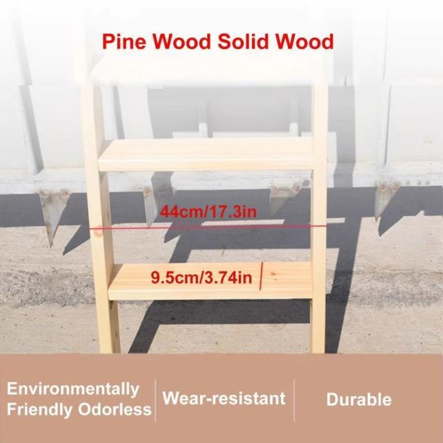 木製 はしご 3/4/5段 2段ベッド ハシゴ 滑り止めゴム足パッド付き 二段ベッド用はしご 梯子 ロフトはしご 頑丈 寝室、寮、アパートに最適