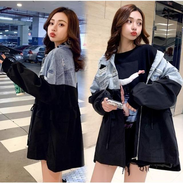 トレンチコート スプリングコート トレンチジャケット レディース 春秋 オシャレ30代 40代 ベルト 切り替え ダスターコート 着痩せ 韓国風 通勤