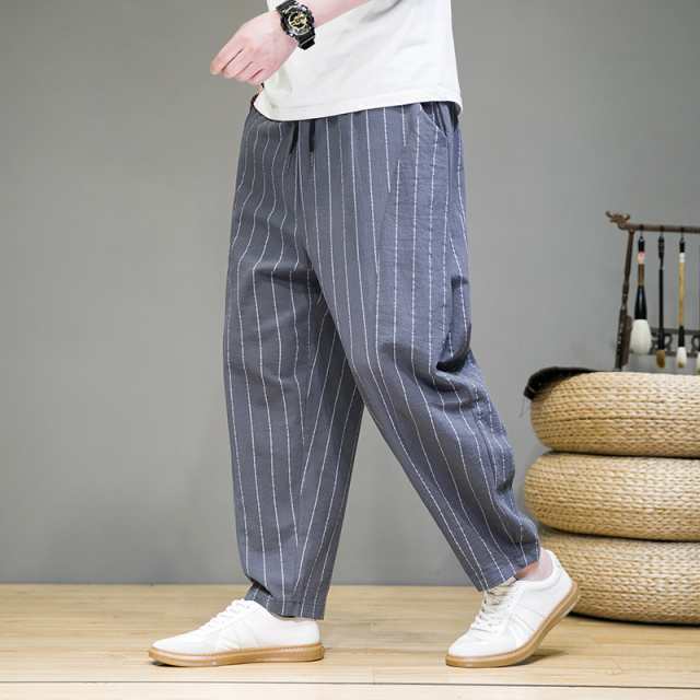 夏新作 サルエルパンツ メンズ ロング ワイドパンツ ズボン 綿麻 パンツ ボトムス 男性 大きいサイズ リラックス パンツ の通販はau PAY マーケット 三真通販 au PAY マーケット-通販サイト 夏新作 メンズ ボトムス サルエルパンツ ワイドパンツ ロングパンツ