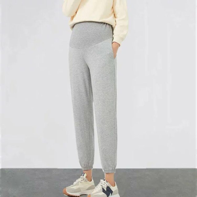 スウェットパンツ ジョガーパンツ 裏起毛 厚手 マタニティ ロングパンツ レディース マタニティボトム もこもこ ウエストゴム サルエルパンツの通販は