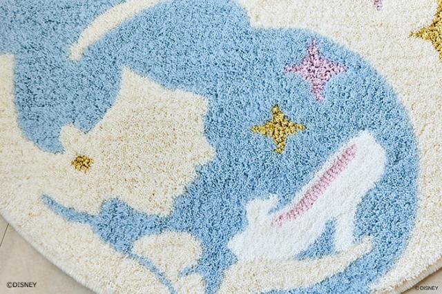 DISNEY ディズニー マット 洗える 玄関マット DMT-4102 約55×75cm 変形 プリンセス ハートマット シンデレラ (S) ハート型 ラグ 防ダニ 滑り止め 日本製 母の日_3