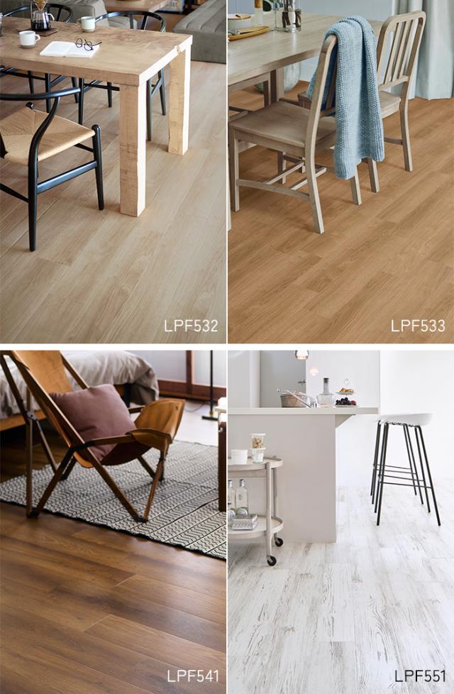タイルカーペット 吸着床タイル PITAFI ピタフィー (Y) 約150×900mm / 約300×450mm 24枚セット 糊づけ不要 DIY 木目 石目 モルタル フローリング 防炎 抗ウイルス 置き敷き 賃貸 アパート マンション 引っ越し 新生活 母の日_14