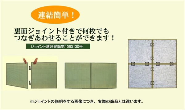 ふっくら ユニット畳 フレア (I) 約82×82cm 9枚セット 純国産い草使用