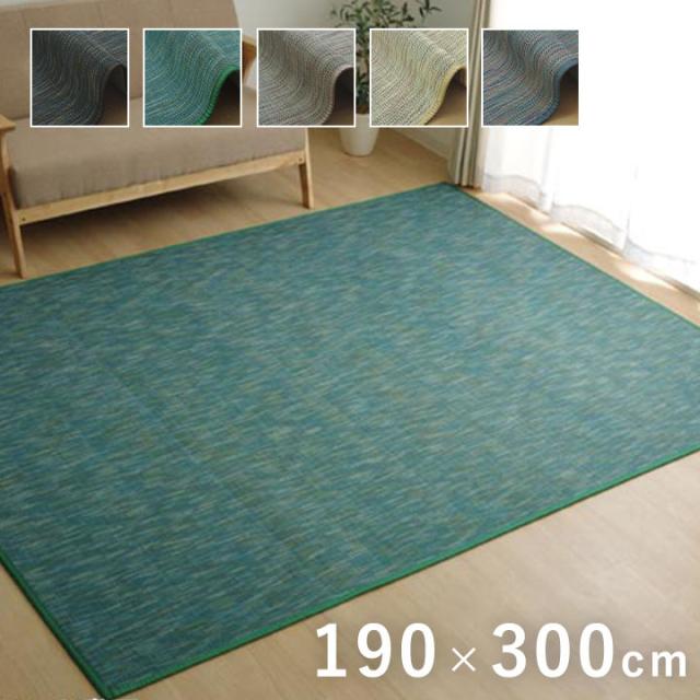 DXフォース (I) ラグ カーペット 無地 シンプル バンブー 竹 『DXフォース』 約190×300cm
