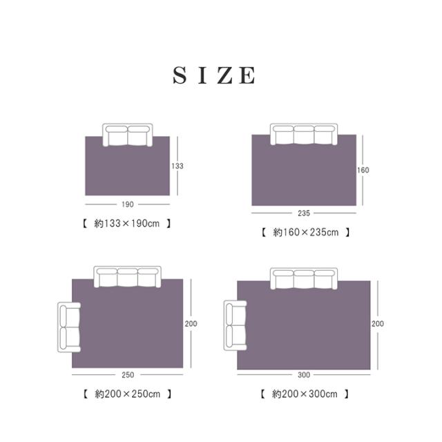 エクセレント (I) ウィルトン カーペット 長方形 クラシック柄 高級感 抗菌防臭 約200×250cm 母の日_7