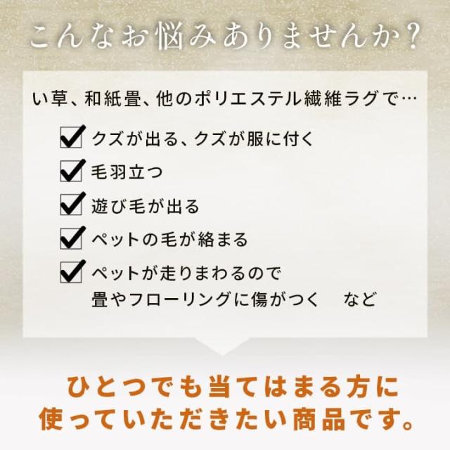 五木 四方 (I) 洗える ござ 日本製 国産 カーペット 丈夫 除菌スプレー対応 敷詰 ラグ 敷物 ペット 無地 江戸間8畳（約348×352cm）_2