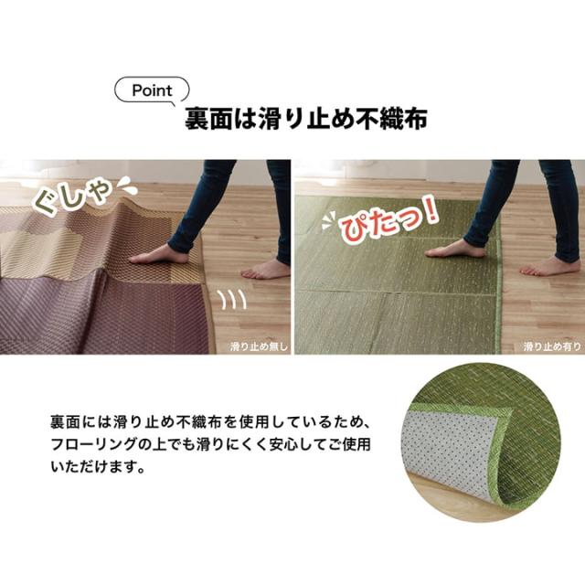 NSせつ然たる (I) 引っ敷き 小林製薬 守りつづける性抗菌剤 KOBA-GUARD 制菌 抗菌防臭 上滑り打ちきり 不織布 夏 い草 グラデーション 約190×300糎